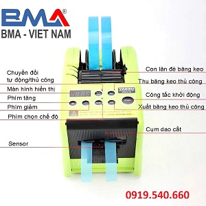 Máy cắt băng keo tự động Yaesu Zcut 10